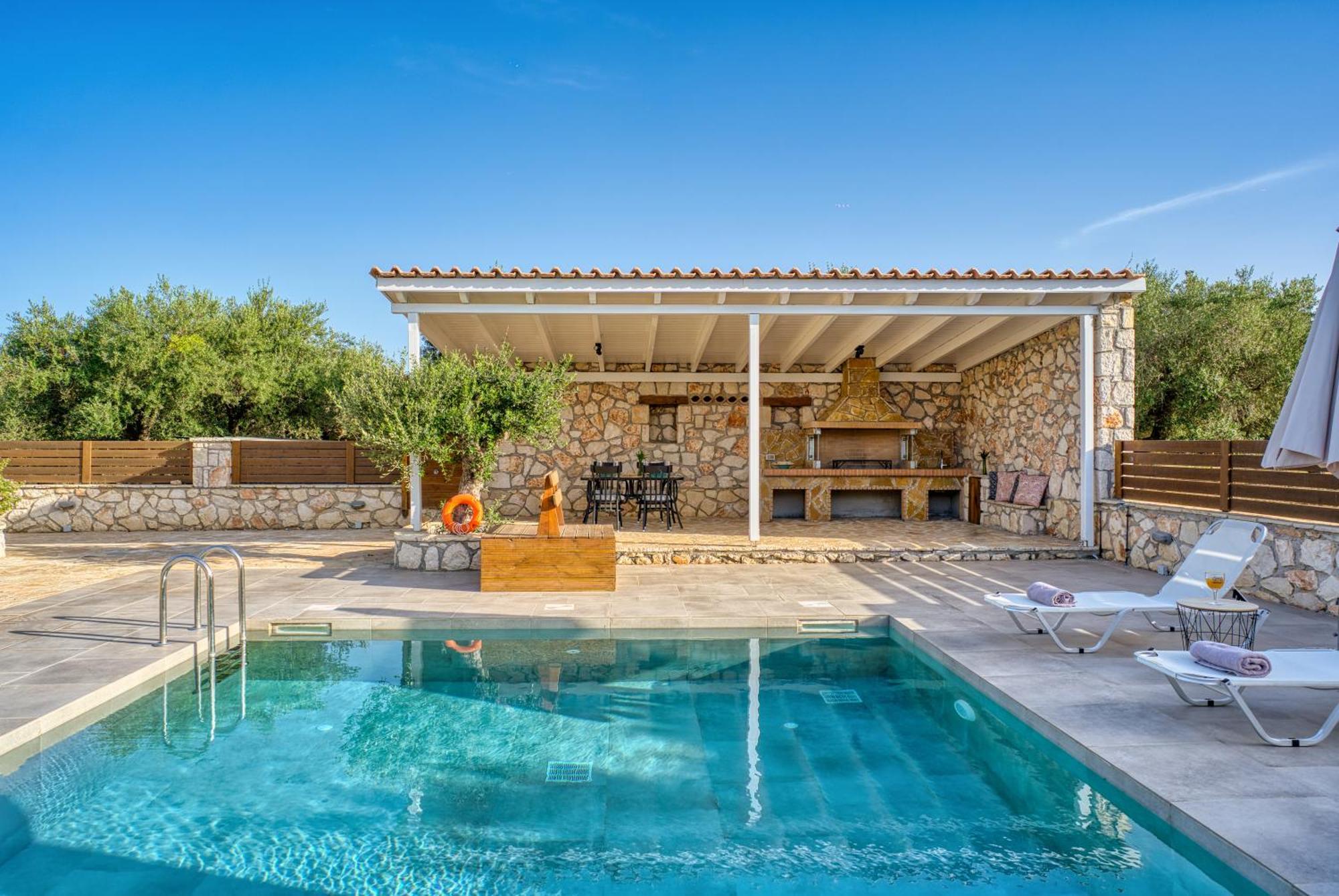 Astarte Villas - Astra Private Villas With Pool Vasilikos  Luaran gambar
