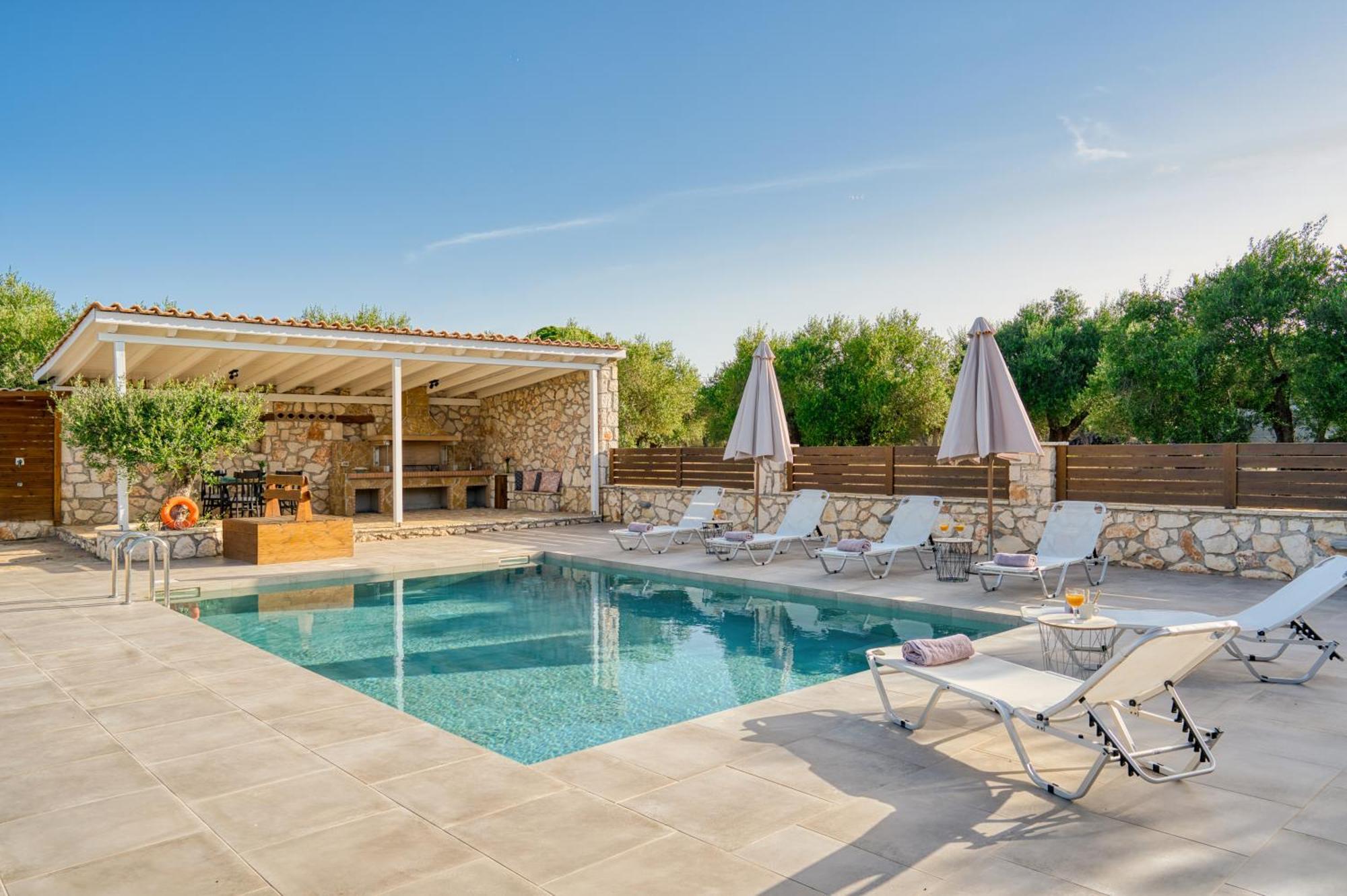 Astarte Villas - Astra Private Villas With Pool Vasilikos  Luaran gambar