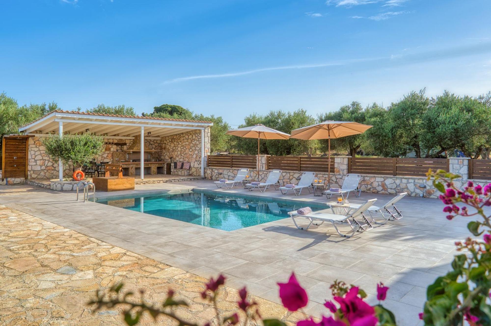 Astarte Villas - Astra Private Villas With Pool Vasilikos  Luaran gambar