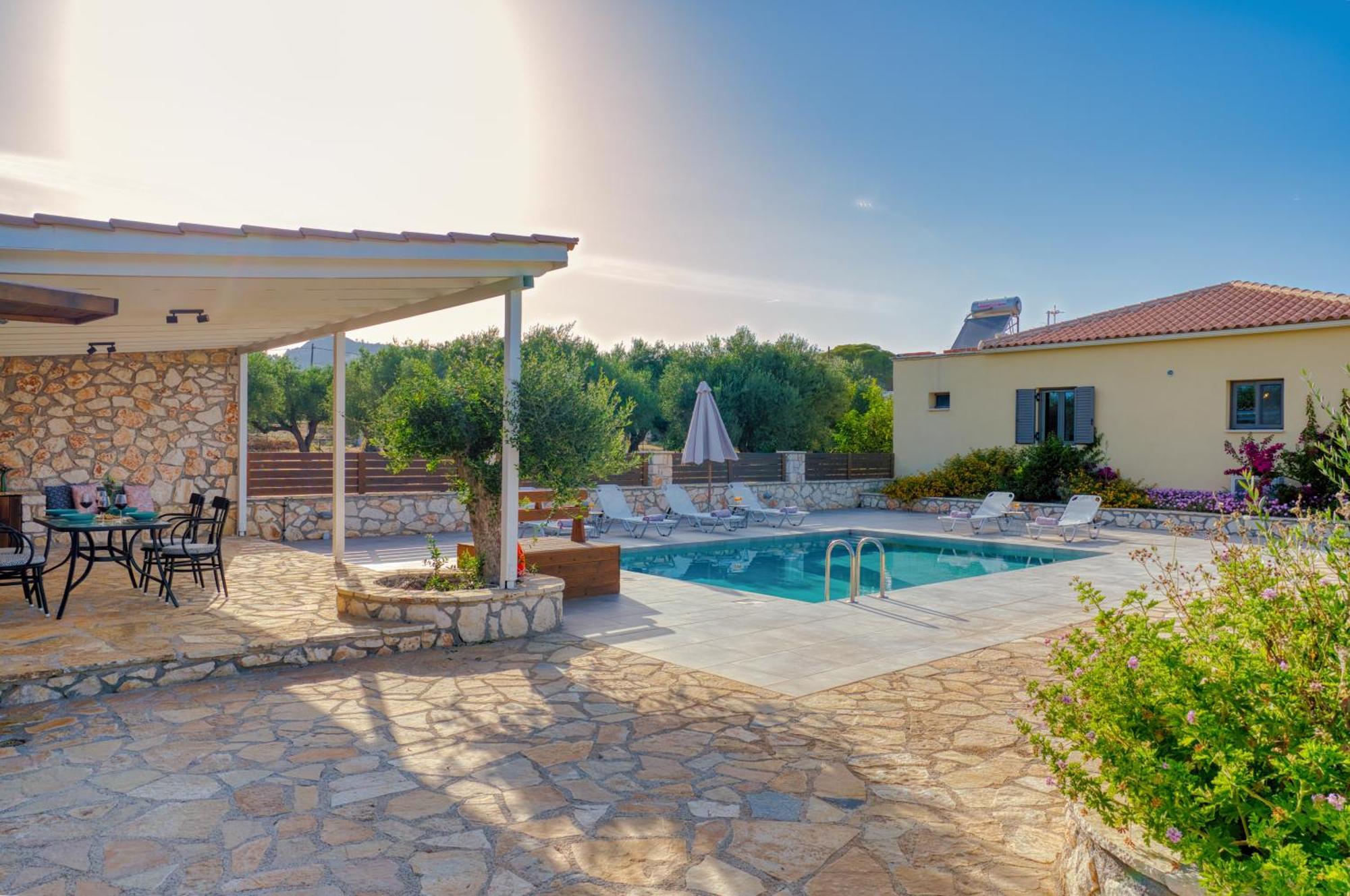 Astarte Villas - Astra Private Villas With Pool Vasilikos  Luaran gambar