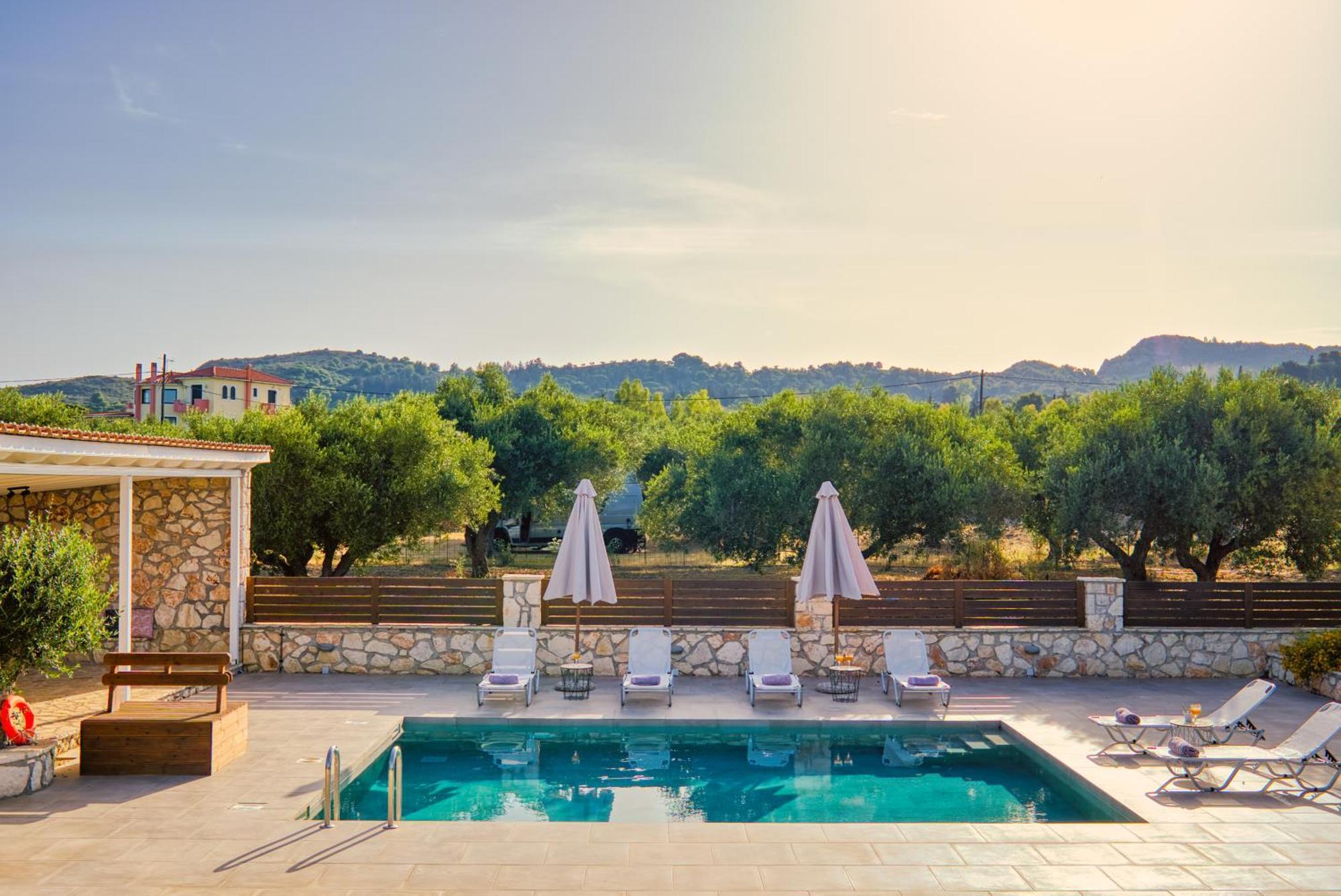 Astarte Villas - Astra Private Villas With Pool Vasilikos  Luaran gambar